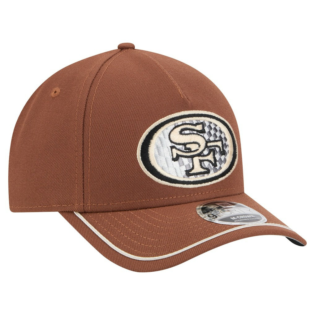 San Francisco 49ers New Era Motorsport 9FORTY Adjustable Hat - Brown - NFL