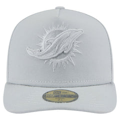 Miami Dolphins New Era Color Pack A-Frame 59FIFTY Fitted Hat - Gray - NFL