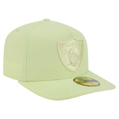 Las Vegas Raiders New Era Color Pack A-Frame 59FIFTY Fitted Hat - Light Green - NFL