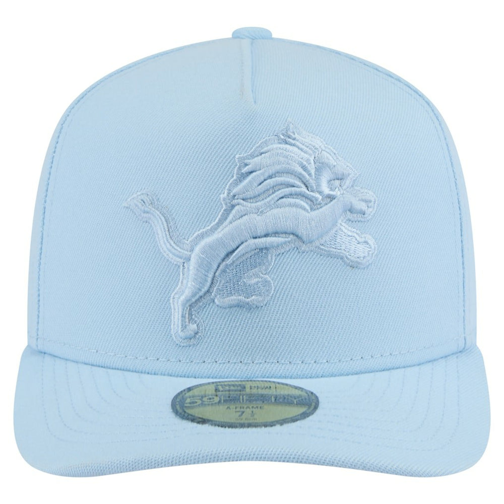 Detroit Lions New Era Color Pack A-Frame 59FIFTY Fitted Hat - Light Blue - NFL