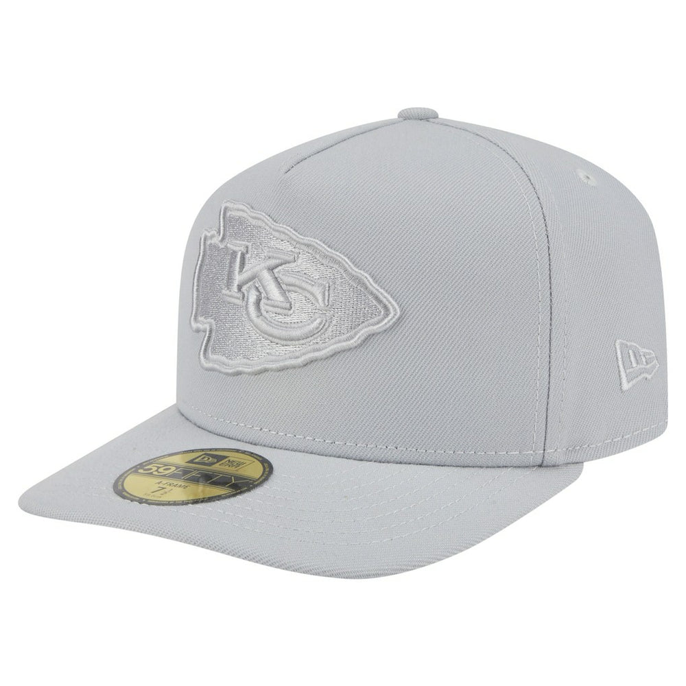 Kansas City Chiefs New Era Color Pack A-Frame 59FIFTY Fitted Hat - Gray - NFL