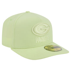 Green Bay Packers New Era Color Pack A-Frame 59FIFTY Fitted Hat - Light Green - NFL