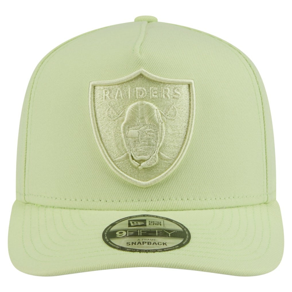 Las Vegas Raiders New Era Color Pack 9FIFTY Snapback Hat - Light Green - NFL