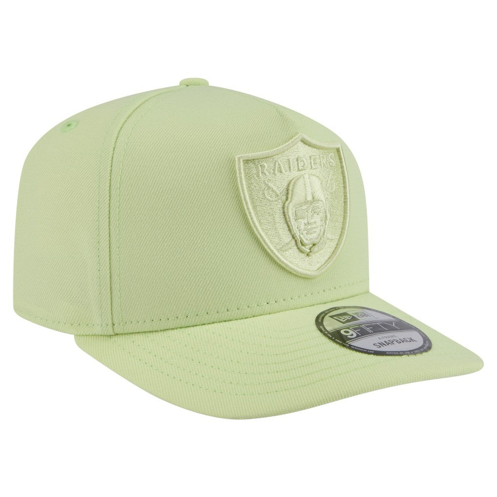 Las Vegas Raiders New Era Color Pack 9FIFTY Snapback Hat - Light Green - NFL