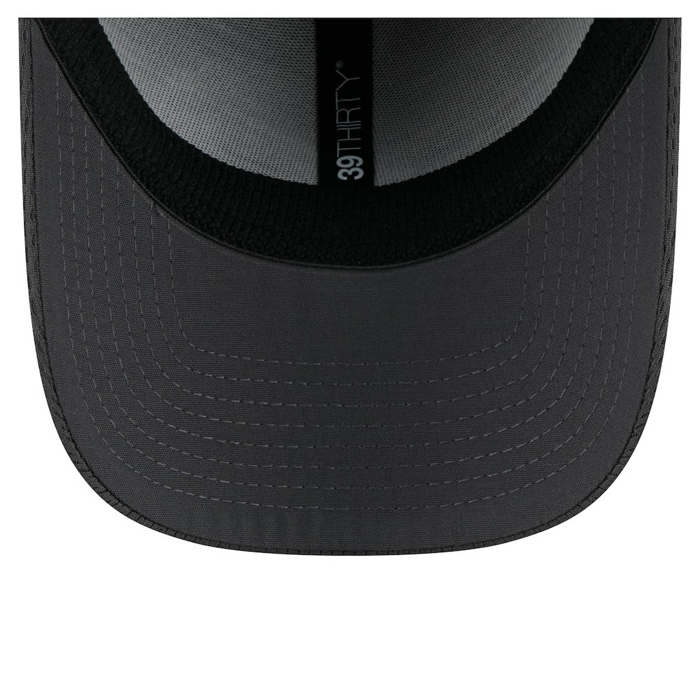 Philadelphia Eagles New Era Throwback Logo Main 39THIRTY Flex Hat - Graphite - NFL