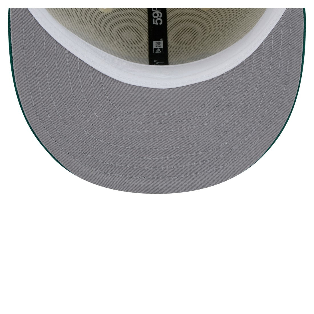 New York Jets New Era Main 59FIFTY Fitted Hat - Cream/Green - NFL
