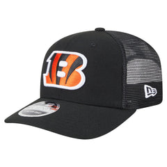 Cincinnati Bengals New Era Main Trucker 9SEVENTY Stretch-Snap Hat - Black - NFL