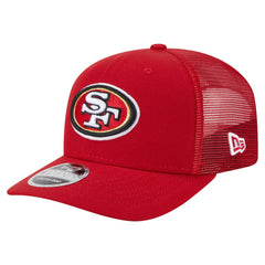San Francisco 49ers New Era Main Trucker 9SEVENTY Stretch-Snap Hat - Scarlet - NFL
