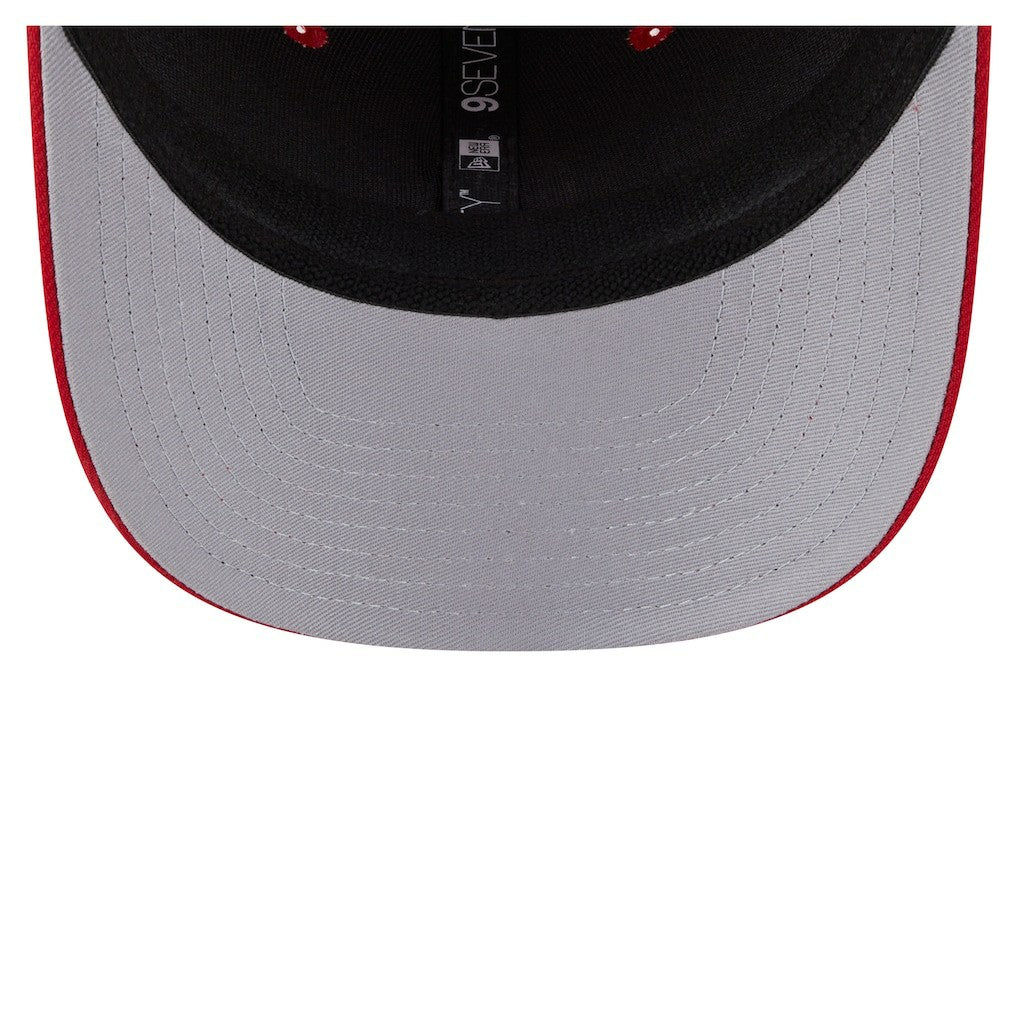 San Francisco 49ers New Era Main Trucker 9SEVENTY Stretch-Snap Hat - Scarlet - NFL