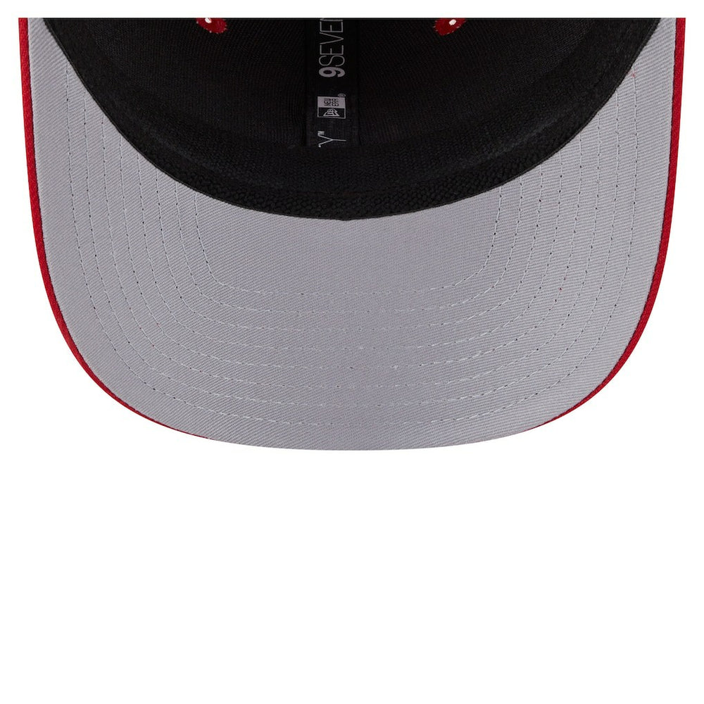 San Francisco 49ers New Era Main Trucker 9SEVENTY Stretch-Snap Hat - Scarlet - NFL
