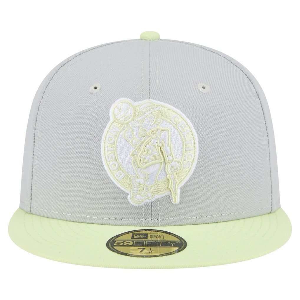 New Era Boston Celtics Color Pack 2-Tone 59FIFTY Fitted Hat Gray/Green