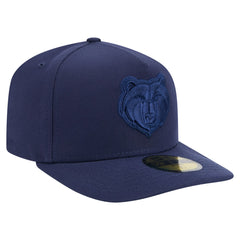 New Era Memphis Grizzlies Colorpack A-Frame Pinch Front 59FIFTY Fitted Hat Navy