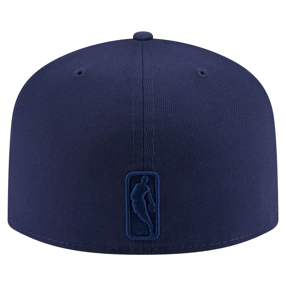 New Era Philadelphia 76ers Colorpack A-Frame Pinch Front 59FIFTY Fitted Hat Navy