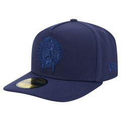 New Era Boston Celtics Colorpack A-Frame Pinch Front 59FIFTY Fitted Hat Navy