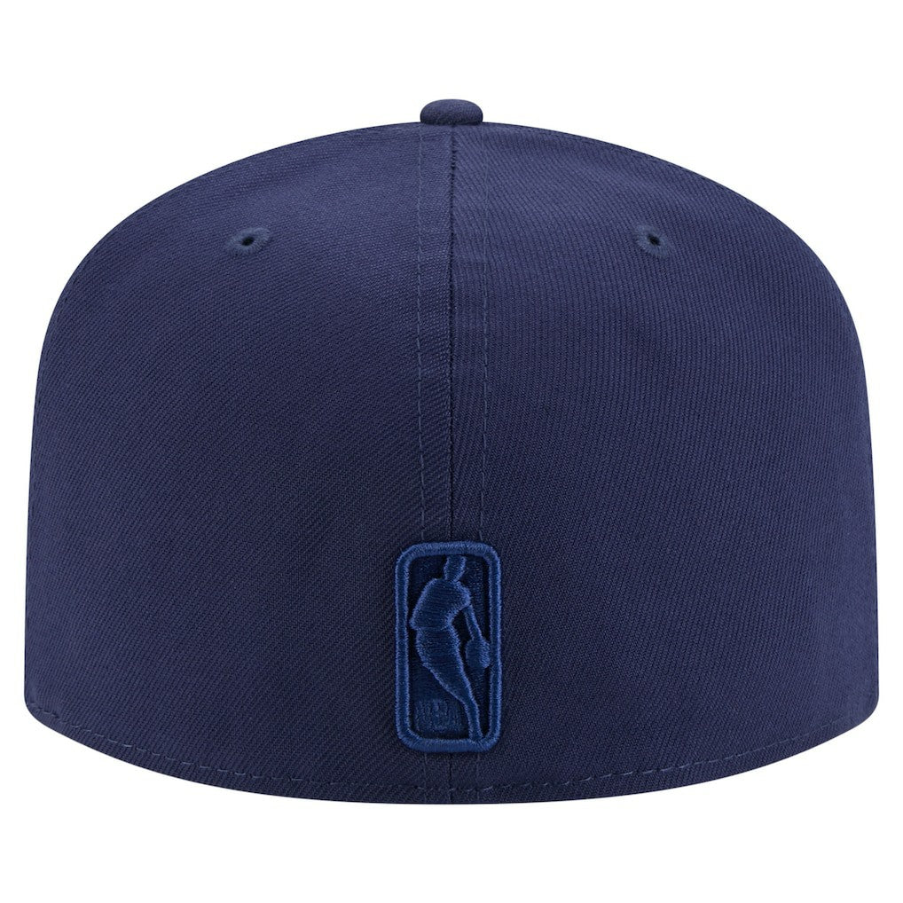 New Era Boston Celtics Colorpack A-Frame Pinch Front 59FIFTY Fitted Hat Navy