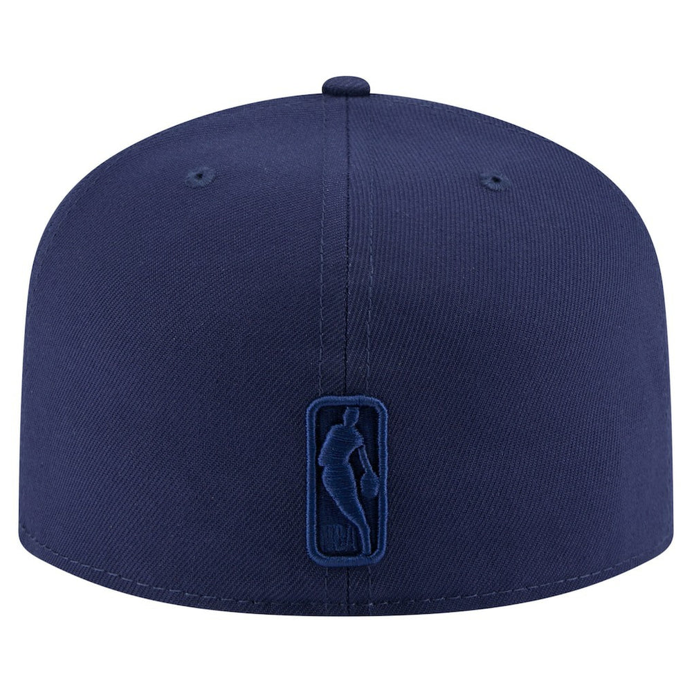 New Era Dallas Mavericks Colorpack A-Frame Pinch Front 59FIFTY Fitted Hat Navy