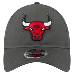 New Era Chicago Bulls Active Ripstop 9TWENTY Adjustable Hat Charcoal