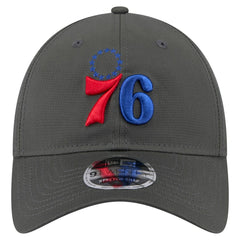 New Era Philadelphia 76ers Active Ripstop 9TWENTY Adjustable Hat Charcoal
