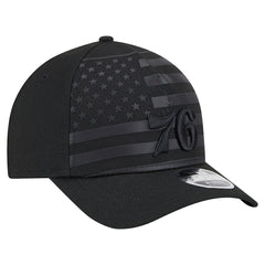 New Era Philadelphia 76ers Game Day Flag A-Frame 9FORTY Adjustable Hat Black