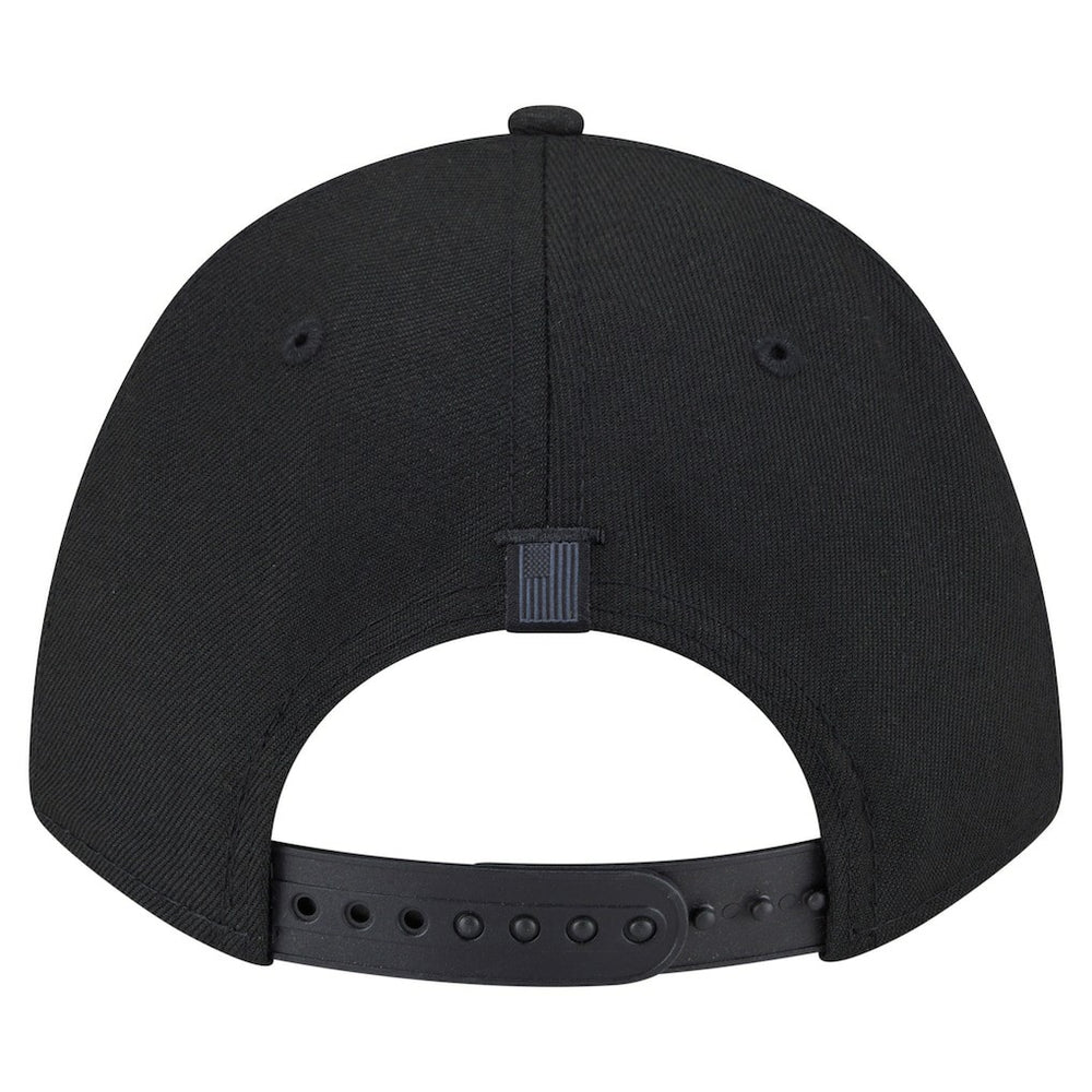 New Era Philadelphia 76ers Game Day Flag A-Frame 9FORTY Adjustable Hat Black