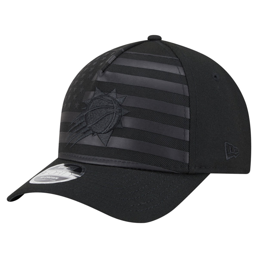 New Era Phoenix Suns Game Day Flag A-Frame 9FORTY Adjustable Hat Black