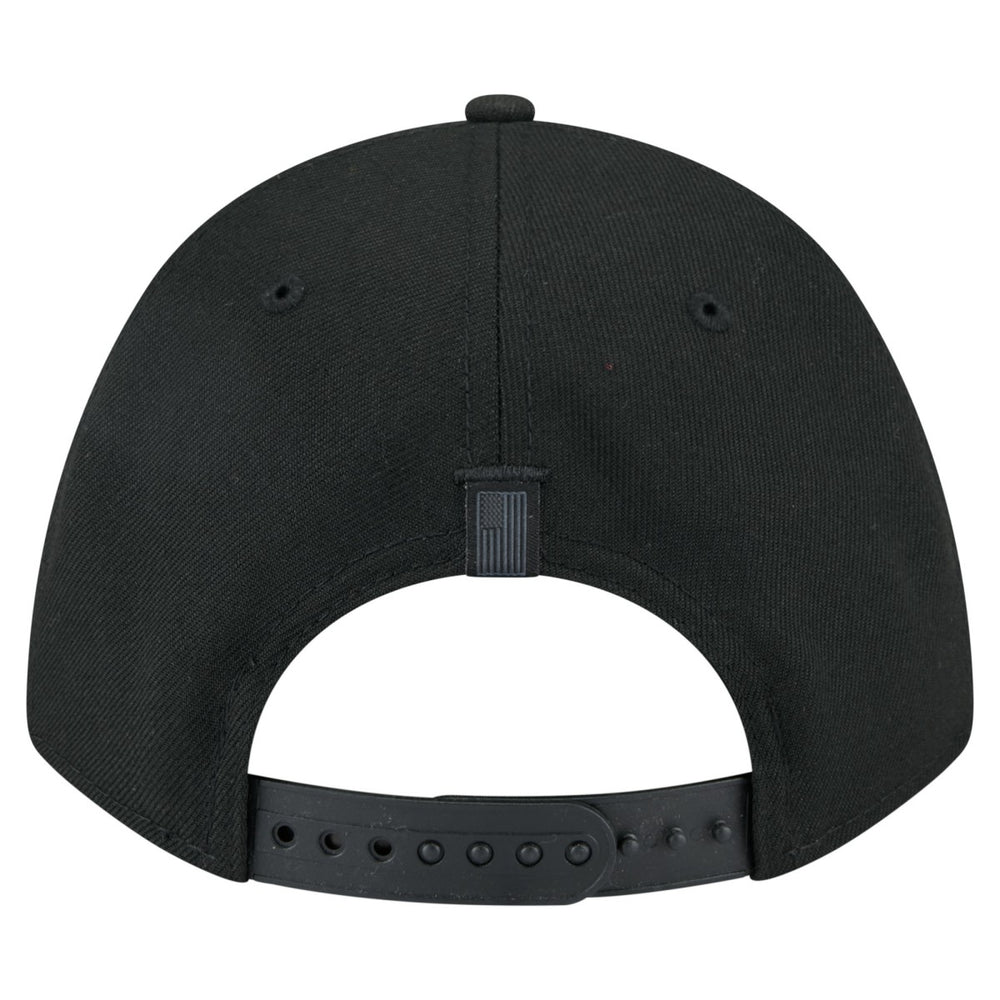 New Era Miami Heat Game Day Flag A-Frame 9FORTY Adjustable Hat Black