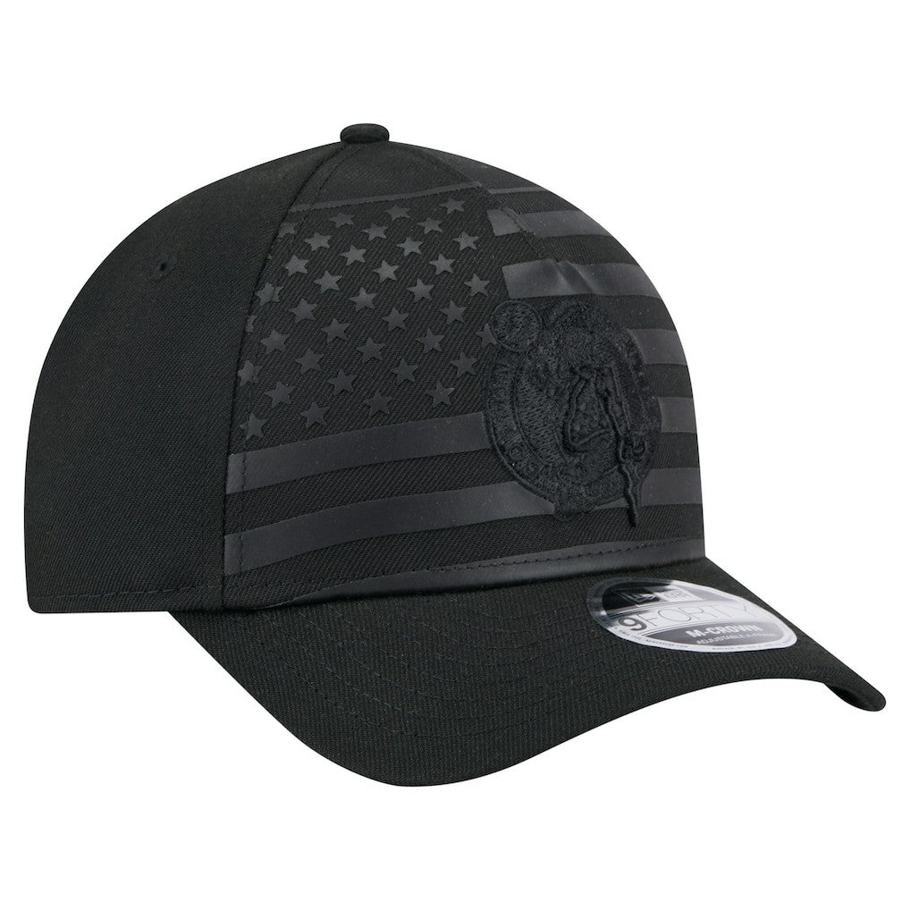 New Era Boston Celtics Game Day Flag A-Frame 9FORTY Adjustable Hat Black