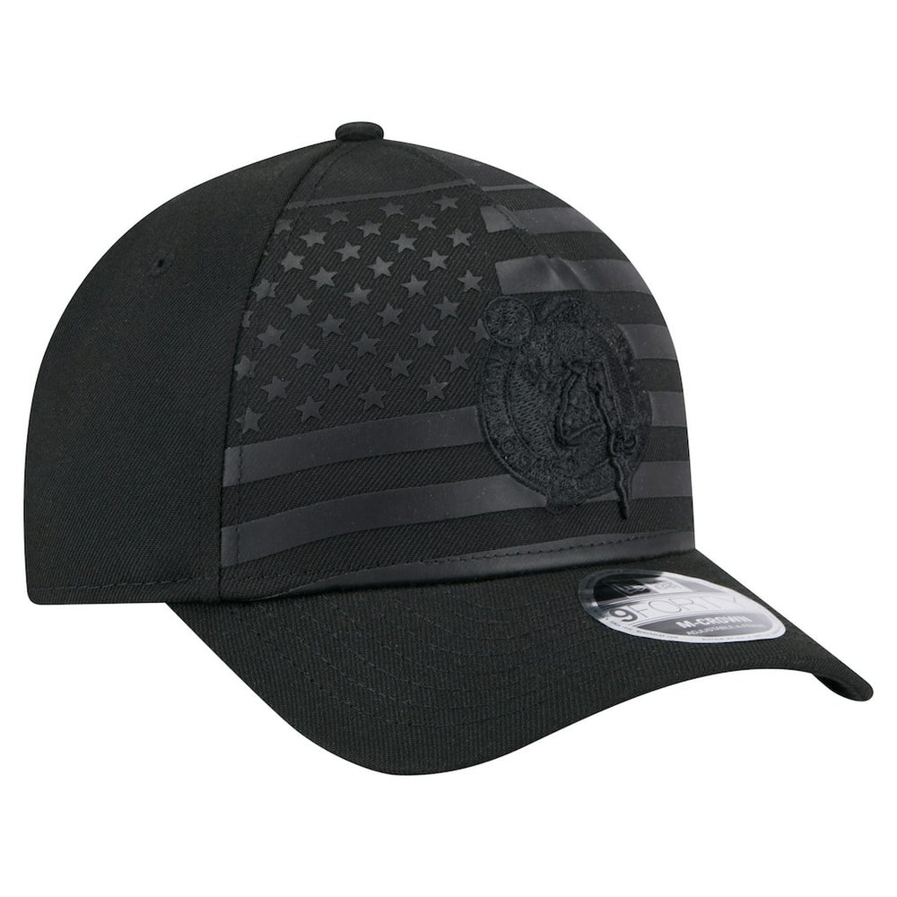 New Era Boston Celtics Game Day Flag A-Frame 9FORTY Adjustable Hat Black