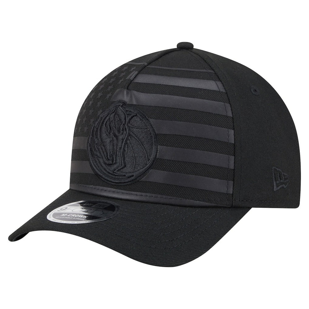 New Era Dallas Mavericks Game Day Flag A-Frame 9FORTY Adjustable Hat Black