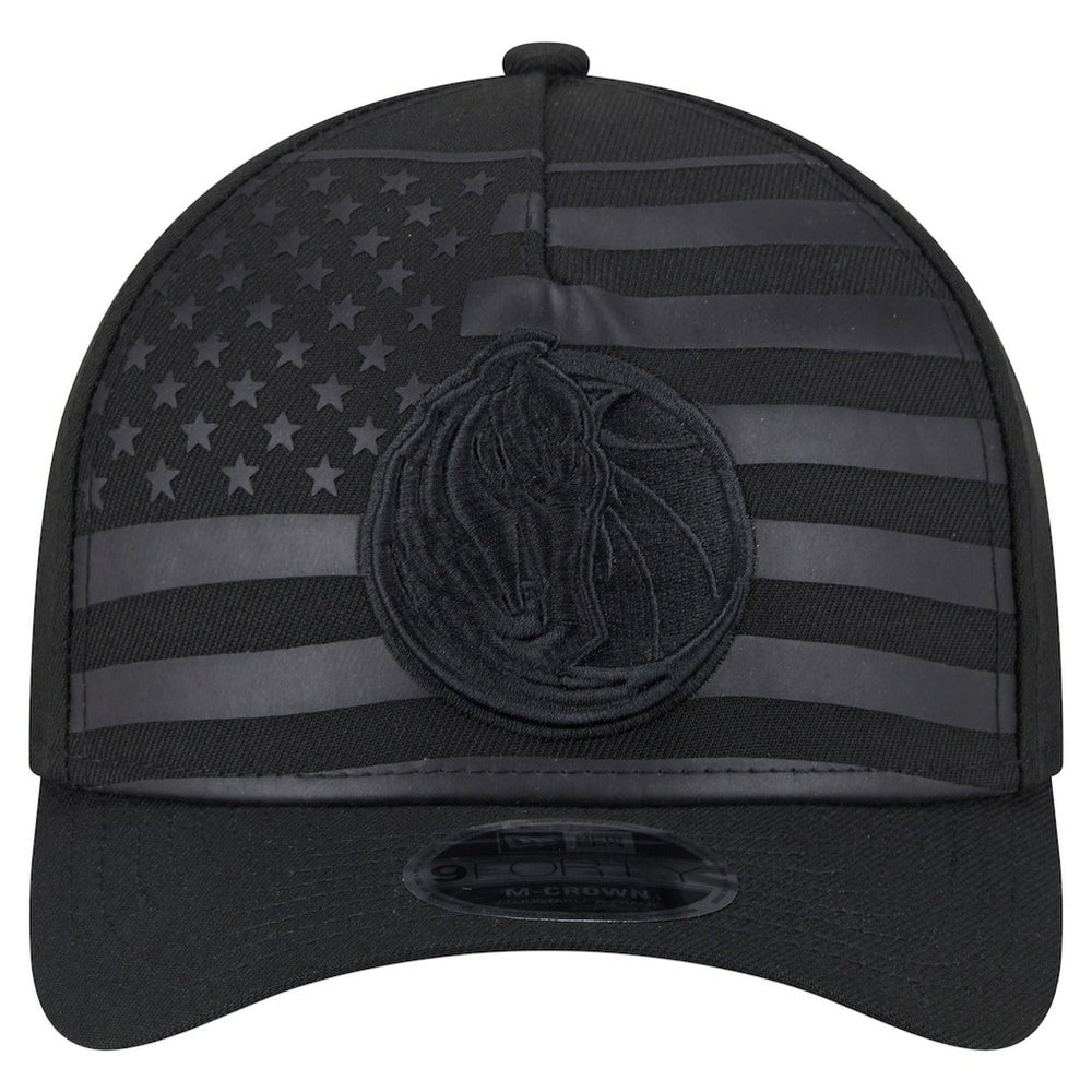 New Era Dallas Mavericks Game Day Flag A-Frame 9FORTY Adjustable Hat Black
