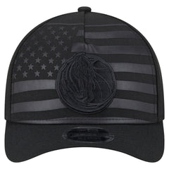 New Era Dallas Mavericks Game Day Flag A-Frame 9FORTY Adjustable Hat Black