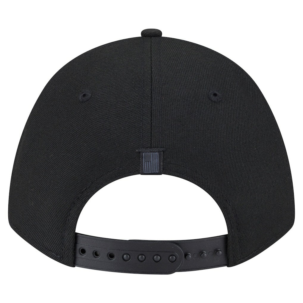 New Era Dallas Mavericks Game Day Flag A-Frame 9FORTY Adjustable Hat Black