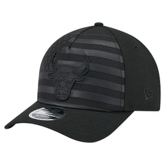 New Era Chicago Bulls Game Day Flag A-Frame 9FORTY Adjustable Hat Black