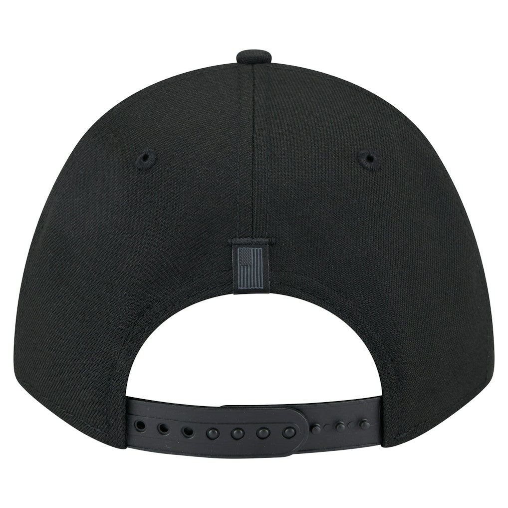 New Era Chicago Bulls Game Day Flag A-Frame 9FORTY Adjustable Hat Black