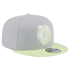 New Era Boston Celtics Color Pack Two-Tone 9FIFTY Snapback Hat Gray/Light Green