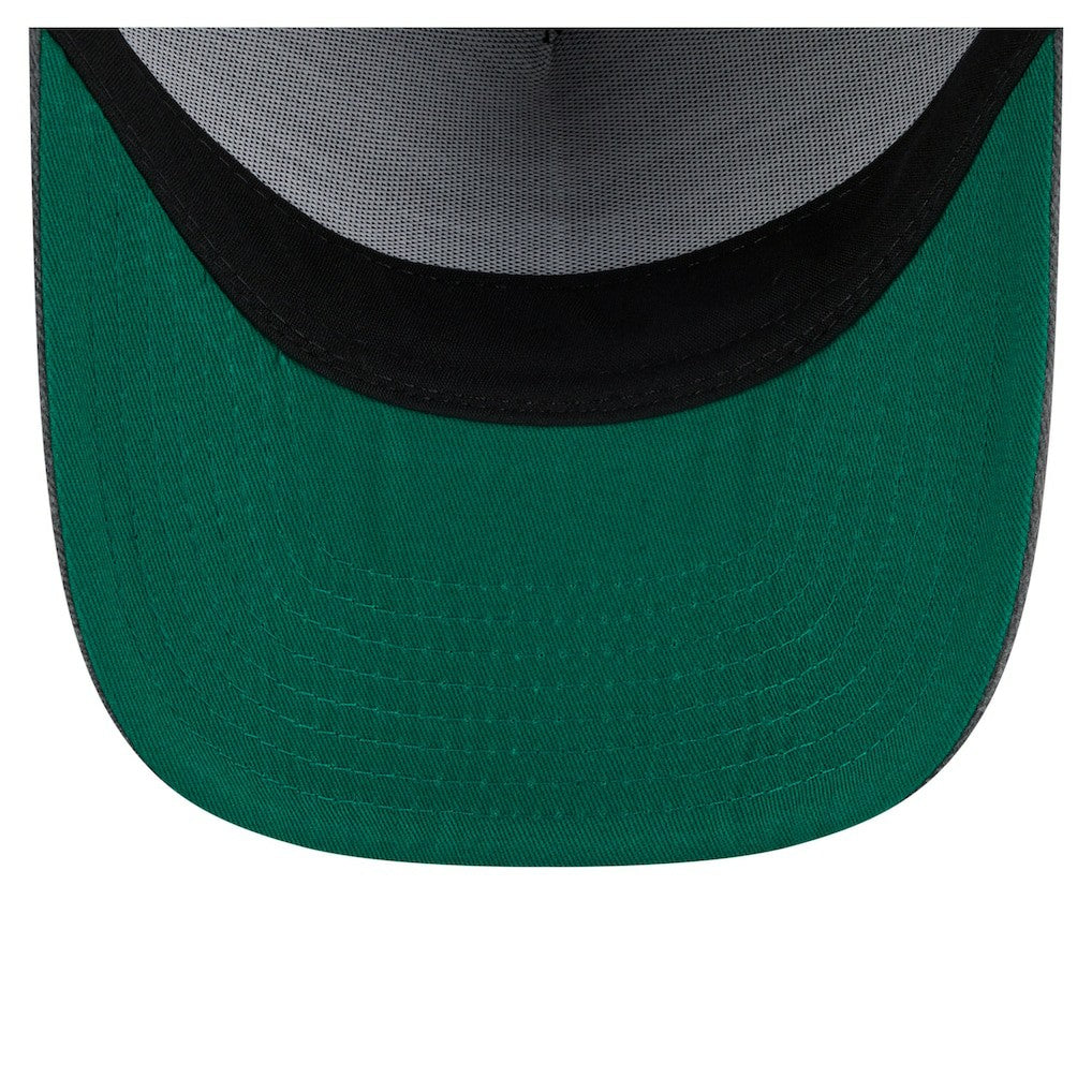 New Era Dallas Mavericks Throwback Washed Pre-Curved 9FIFTY Snapback Hat Charcoal
