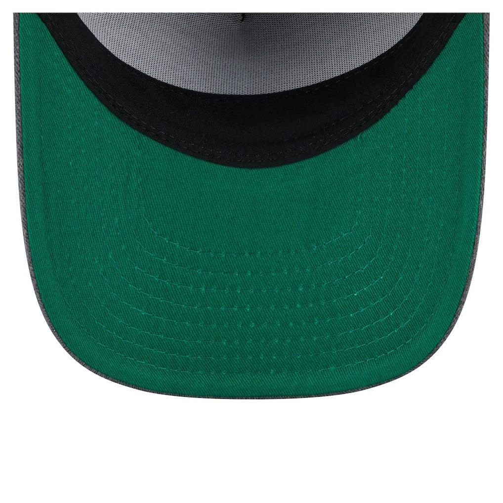 New Era Philadelphia 76ers Throwback Washed Pre-Curved 9FIFTY Snapback Hat Charcoal