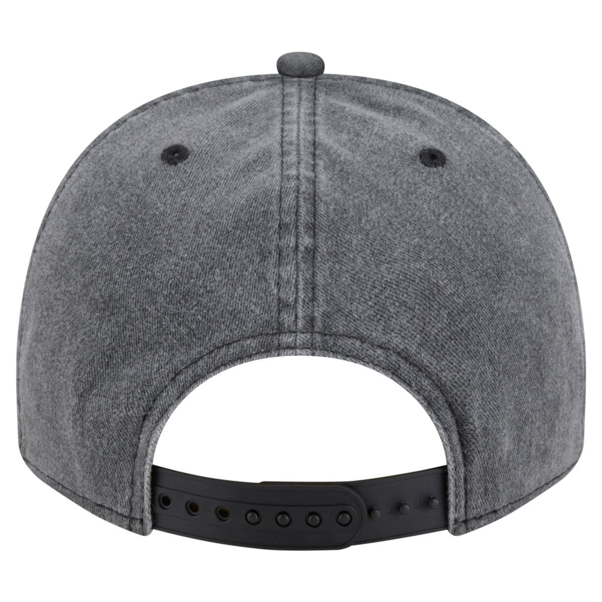 New Era Miami Heat Throwback Washed Pre-Curved 9FIFTY Snapback Hat Charcoal