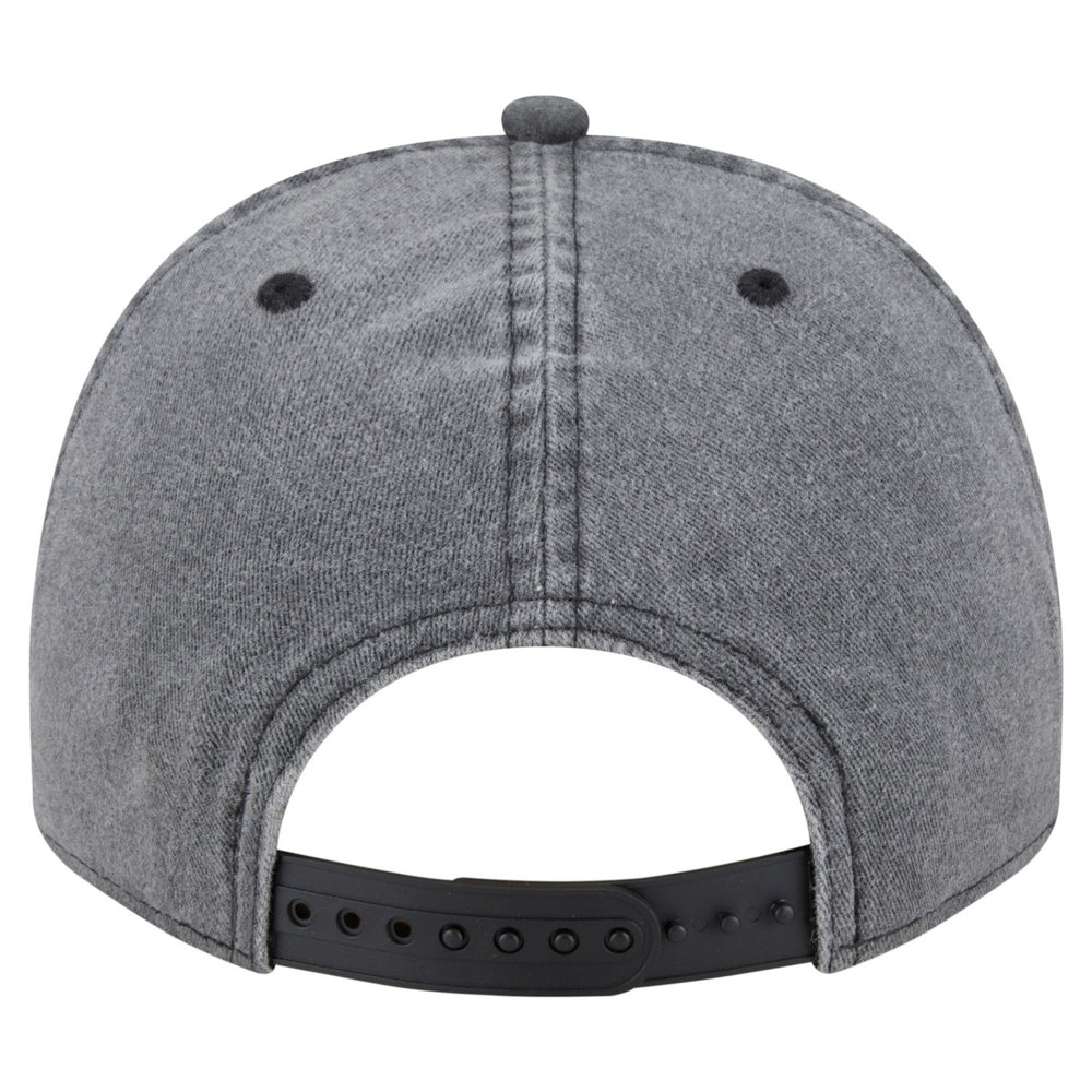 New Era Sacramento Kings Throwback Washed Pre-Curved 9FIFTY Snapback Hat Charcoal