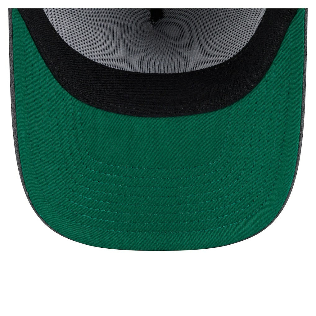 New Era Brooklyn Nets Throwback Washed Pre-Curved 9FIFTY Snapback Hat Charcoal