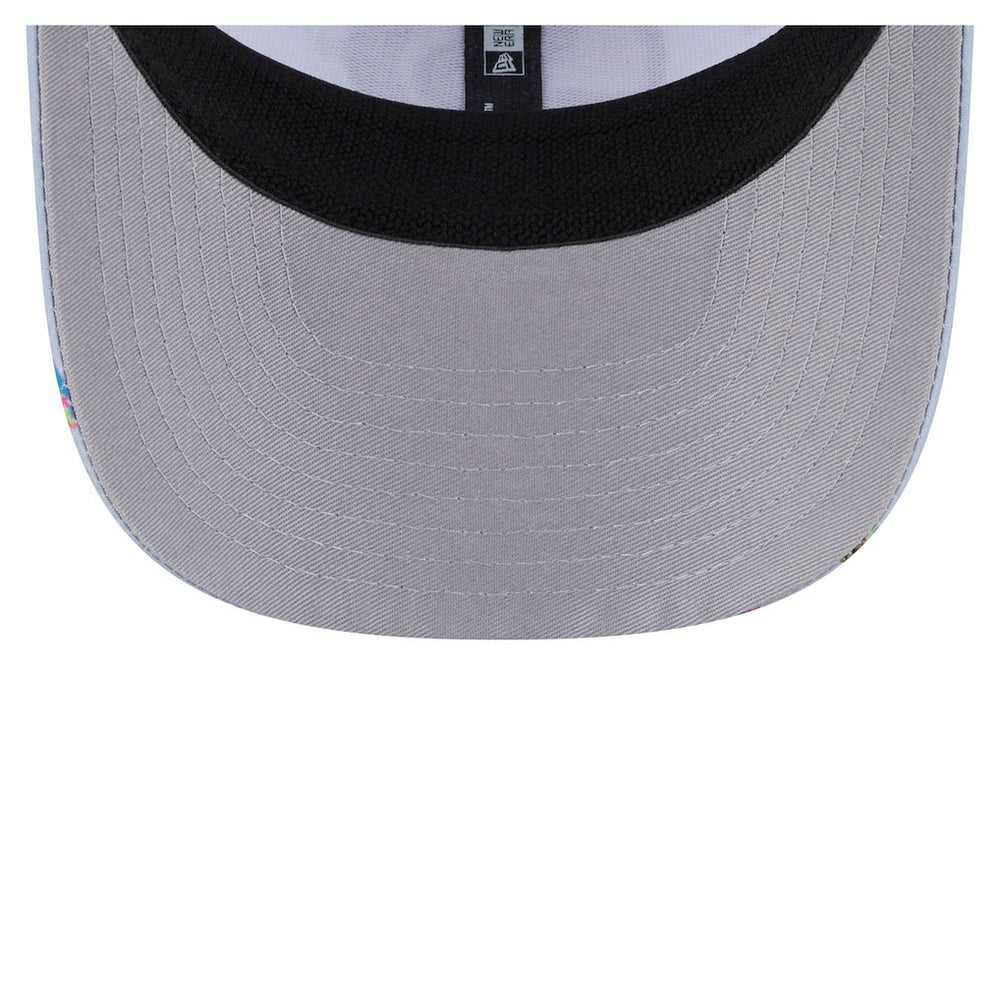 New Era Atlanta Hawks Adventure Aloha Pattern 9SEVENTY Stretch-Snap Hat Light Blue/Gray