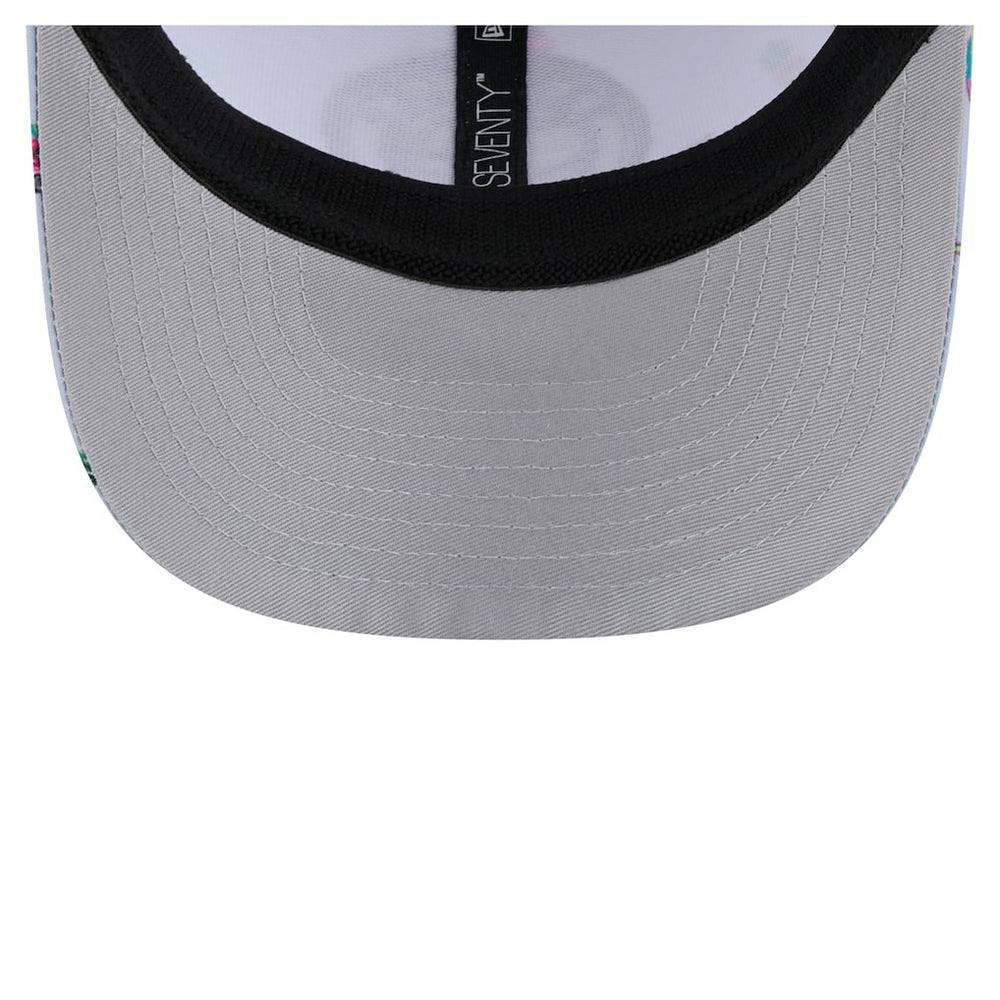 New Era Brooklyn Nets Adventure Aloha Pattern 9SEVENTY Stretch-Snap Hat Light Blue/Gray