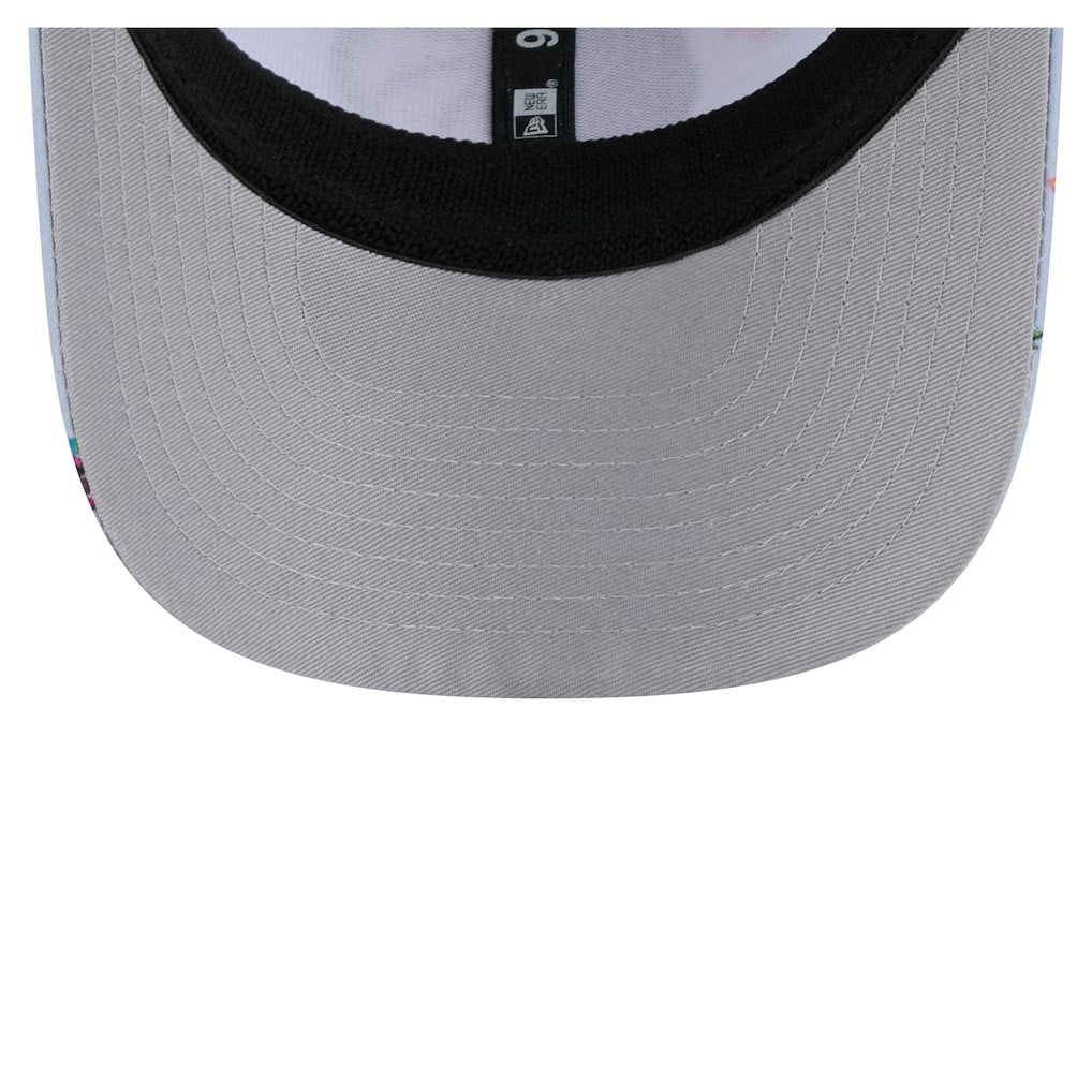 New Era Dallas Mavericks Adventure Aloha Pattern 9SEVENTY Stretch-Snap Hat Light Blue/Gray