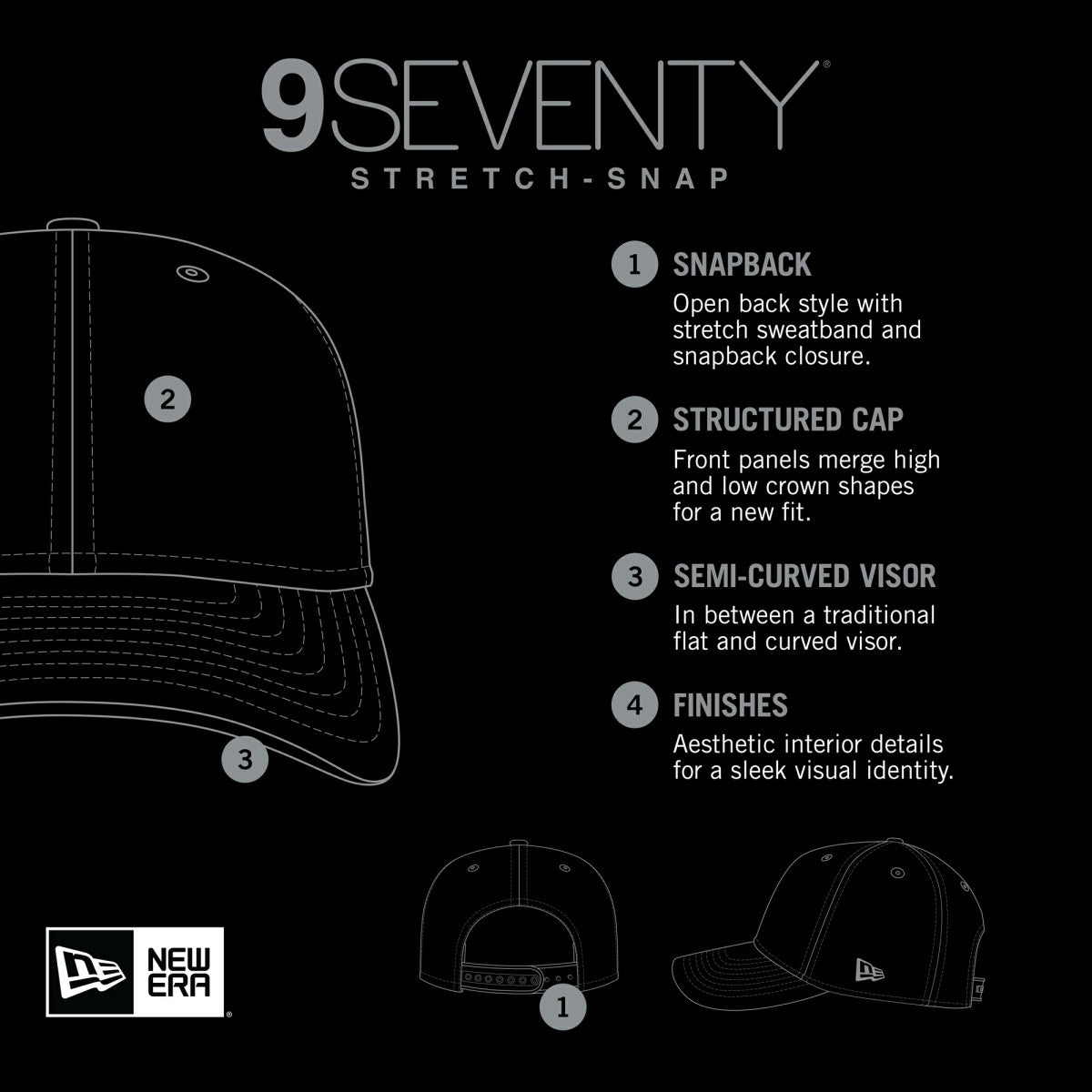 New Era Milwaukee Bucks Adventure Aloha Pattern 9SEVENTY Stretch-Snap Hat Light Blue/Gray