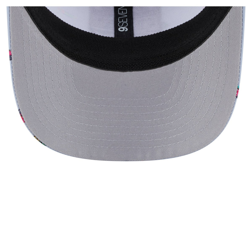 New Era Sacramento Kings Adventure Aloha Pattern 9SEVENTY Stretch-Snap Hat Light Blue/Gray