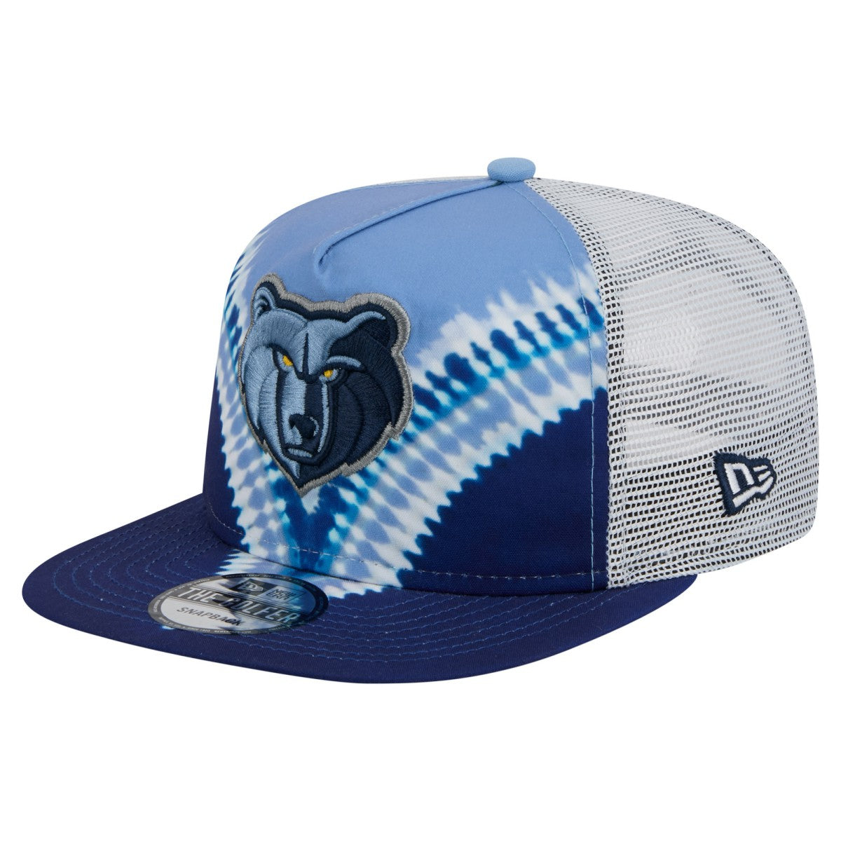 New Era Memphis Grizzlies Throwback Dye Golfer Snapback Hat Navy/Light Blue