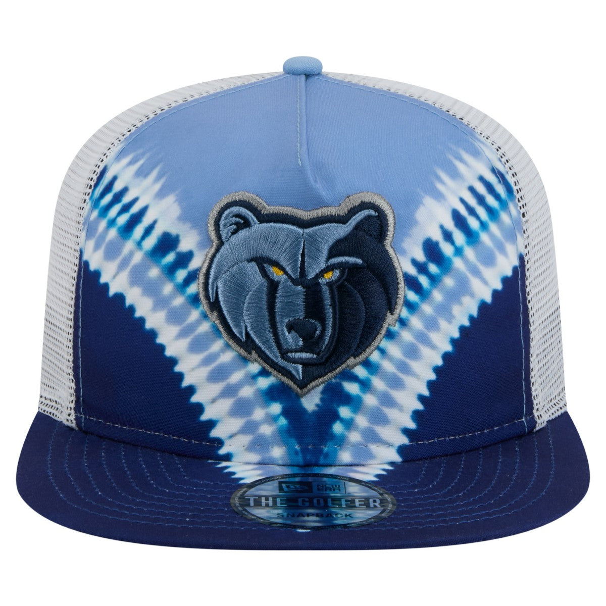 New Era Memphis Grizzlies Throwback Dye Golfer Snapback Hat Navy/Light Blue