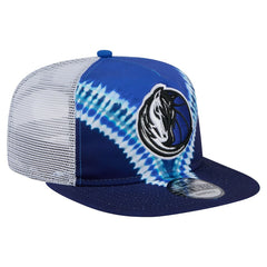 New Era Dallas Mavericks Throwback Dye Golfer Snapback Hat Navy/Blue