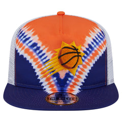 New Era Phoenix Suns Throwback Dye Golfer Snapback Hat Purple/Orange