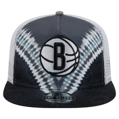 New Era Brooklyn Nets Throwback Dye Golfer Snapback Hat Black/Gray